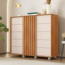 Ver imagem 1 de Cômoda Caemmun Pegasus Ripado 2 Portas e 5 Gavetas