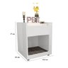 Mesa De Cabeceira/cama Pet Natural Em Mdf - 2