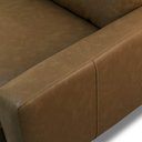Ver imagem 3 de Sofá 3 Lugares para Sala de Estar Living Industrial 252cm Dijon L06 Couro Camel - Lyam Decor
