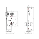 Ver imagem 5 de FECHADURA EXTERNA MAÇANETA QUADRADA PRETO FOSCO 3F 740E/117