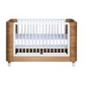 Berço/mini Cama Pé De Meia Madeira Grades Brancas + Colchão - 1