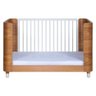 Berço/mini Cama Pé De Meia Madeira Grades Brancas + Colchão - 3