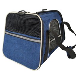 Bolsa Transporte Cao Cachorro Gato Pet Faixa Refletiva Animal de Estimaçao Pequeno Porte Onibus Carr - 5
