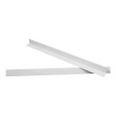Ver imagem 6 de 10 Cantoneiras L Pvc 20 X 20 X 1,5mm X 3,0m para Acabamentos na Cor Branca