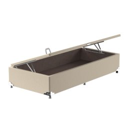 Box Baú Solteiro Probel Luxo Suede - 1