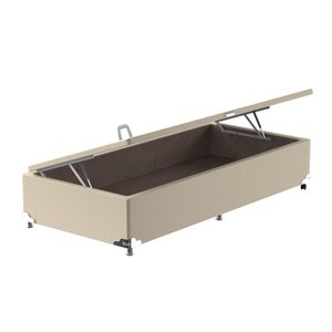 Box Baú Solteiro Probel Luxo Suede
