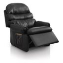 Ver imagem 3 de Poltrona do Papai Reclinavel em Courino Conforto Botão Preto