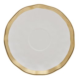 Xícara Café Porcelana Dubai Branco Dourado Dubai 90ml Wolff 23837 - 3 Xícara Café Porcelana Dubai Branco Dourado Dubai 90ml Wolff 23837 - 3