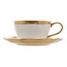 Xícara Café Porcelana Dubai Branco Dourado Dubai 90ml Wolff 23837 - 1