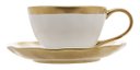 Ver imagem 4 de Xícara Café Porcelana Dubai Branco Dourado Dubai 90ml Wolff 23837