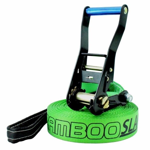 Slackline Zamboo Basic Black 30 Metros - Verde - 1