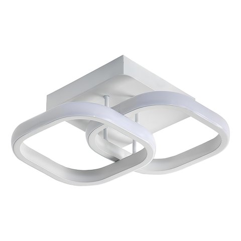 Luminária Led 3em1 Quadrado Moderno Bivolt 20w Sobrepor Pret