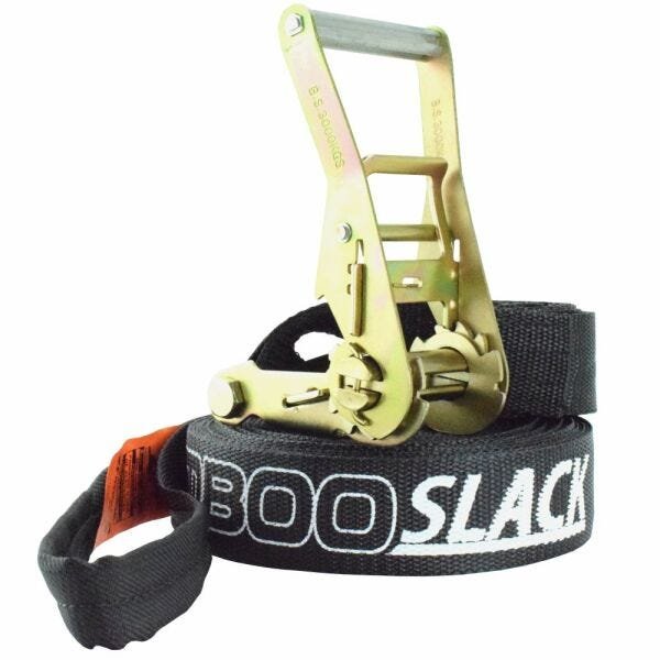 Slackline 10 Metros Zamboo - Preto - 1