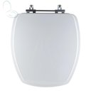 Ver imagem 1 de Assento Sanitário Tampa de Vaso Branco Mdf Laqueado Thema para Bacia Incepa