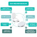 Ver imagem 4 de Assento Sanitário Tampa de Vaso Branco Mdf Laqueado Thema para Bacia Incepa