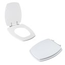 Ver imagem 2 de Assento Sanitário Tampa de Vaso Branco Mdf Laqueado Thema para Bacia Incepa