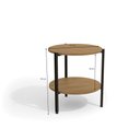 Ver imagem 3 de Mesa de Centro 47x47cm Estilo Industrial Li017 Kappesberg Industrial