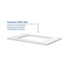 Ver imagem 3 de Tampo para Balcão Planejado Cooktop 4 Bocas Marselha CabeCasa MadeiraOriginals Branco