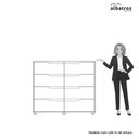 Ver mais imagens de Cômoda Doble com 8 Gavetas Vistas Flex Albatroz