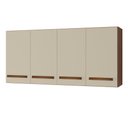 Ver imagem 1 de Armario Aereo 4p 120 Cm Mara Savana Off White Mobbs