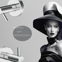 Ver imagem 2 de Cabide Gancho para Banheiro Alto Brilho Atenas Grego Metal