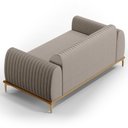 Ver imagem 5 de Sofá 150cm 2 Lugares Base Gold Molino D06 Linho C-370 Bege - Mpozenato