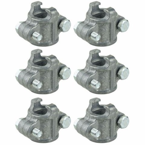 Abraçadeira 1/2" para Mangueira de Alta Pressão Lava Auto - Kit 6 unid.