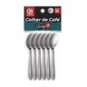 Colher para Café ou Chá Aço Inox com 6 Unidades - 1