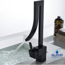 Ver imagem 7 de Torneira Lavabo Banheiro Monocomando Curve Preta 2172:Preto Fosco