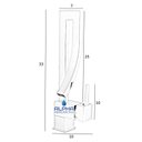 Ver imagem 5 de Torneira Lavabo Banheiro Monocomando Curve Preta 2172:Preto Fosco
