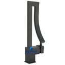 Ver imagem 2 de Torneira Lavabo Banheiro Monocomando Curve Preta 2172:Preto Fosco