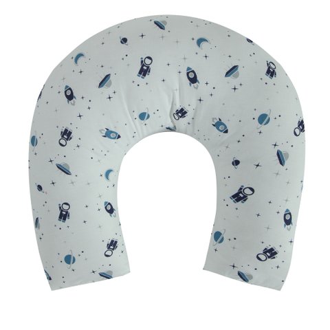 Almofada de Amamentação Baby Percal 200 Fios Algodão - Space