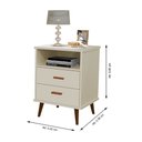 Ver imagem 3 de Mesa de Cabeceira Itália Off White