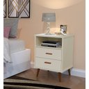 Ver imagem 1 de Mesa de Cabeceira Itália Off White