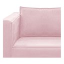 Ver mais imagens de Kit Sofá 2 Lugares e Poltrona Europa Suede Rosa Bebê AM Decor