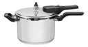 Ver imagem 1 de Panela Pressao Aco Inox 4,5l Brava