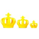 Ver imagem 1 de Trio de Coroas imperial em Cerâmica Decorativa Amarela