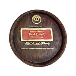 Tampa de Barril Artesanal Média em Alto Relevo Decor - Whisky Red Label - 2 Tampa de Barril Artesanal Média em Alto Relevo Decor - Whisky Red Label - 2