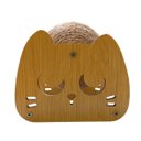Ver imagem 2 de Arranhador Gato Pet Bolinha Rasqueavel Brinquedo Sisal Relaxante Anti Estresse Confortavel Decoraçao