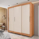 Ver imagem 3 de Guarda Roupa 3 Portas 2 Gavetas com Pés Santiago Caemmun