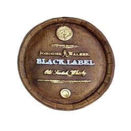Tampa de Barril Artesanal Média em Alto Relevo Decor - Whisky Black Label - 2