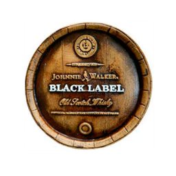 Tampa de Barril Artesanal Média em Alto Relevo Decor - Whisky Black Label - 1