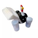 Ver imagem 1 de Galinha Caipira Porta Guardanapo, Saleiro e Paliteiro em Cerâmica