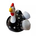 Ver imagem 4 de Galinha Caipira Porta Guardanapo, Saleiro e Paliteiro em Cerâmica