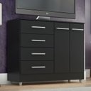 Ver imagem 3 de Comoda Gisele 4 Gavs 2 Portas Onix