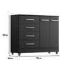 Comoda Gisele 4 Gavs 2 Portas Onix - 5