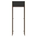 Ver imagem 6 de Porta-geladeira 83 Cm 1 Porta Basculante Rustic/preto Agata Madesa