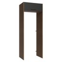 Ver imagem 1 de Porta-geladeira 83 Cm 1 Porta Basculante Rustic/preto Agata Madesa