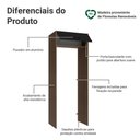 Ver imagem 3 de Porta-geladeira 83 Cm 1 Porta Basculante Rustic/preto Agata Madesa