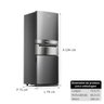 Geladeira Brastemp Inverse 3 Frost Free 419l Freeze Control Inox Bry59ck - 127v - 12